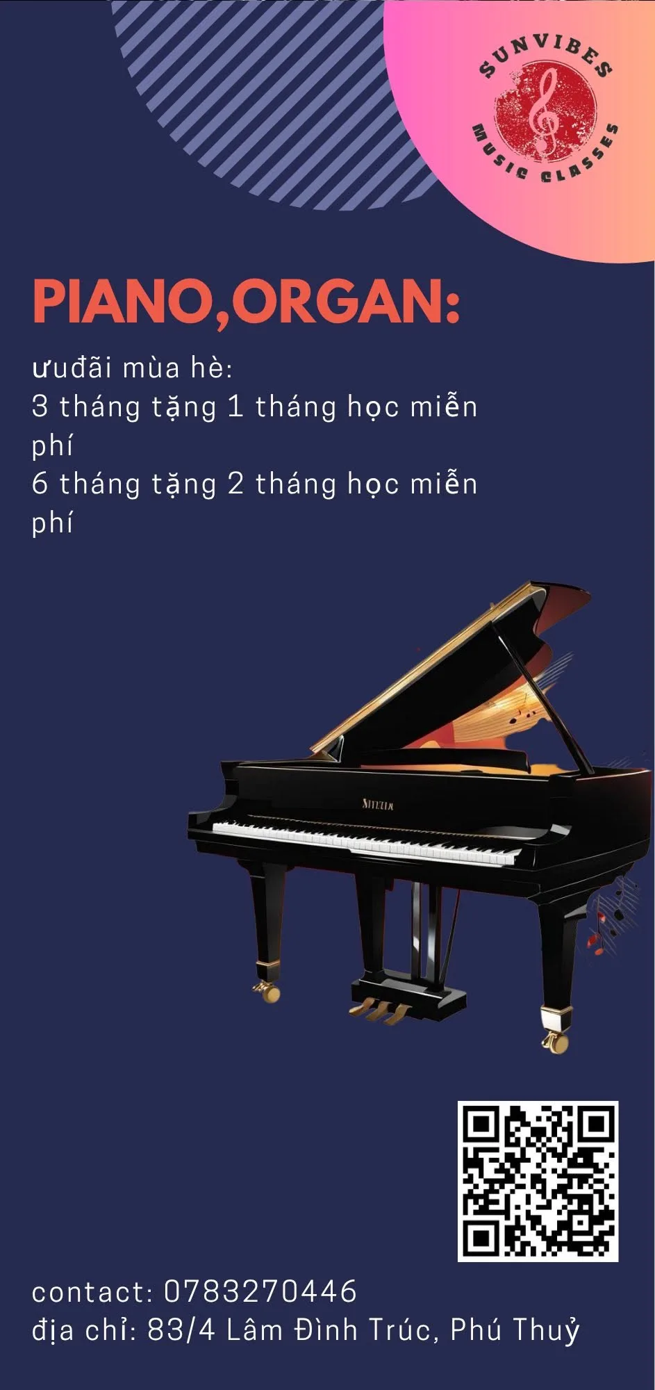 Lớp Piano, Organ
