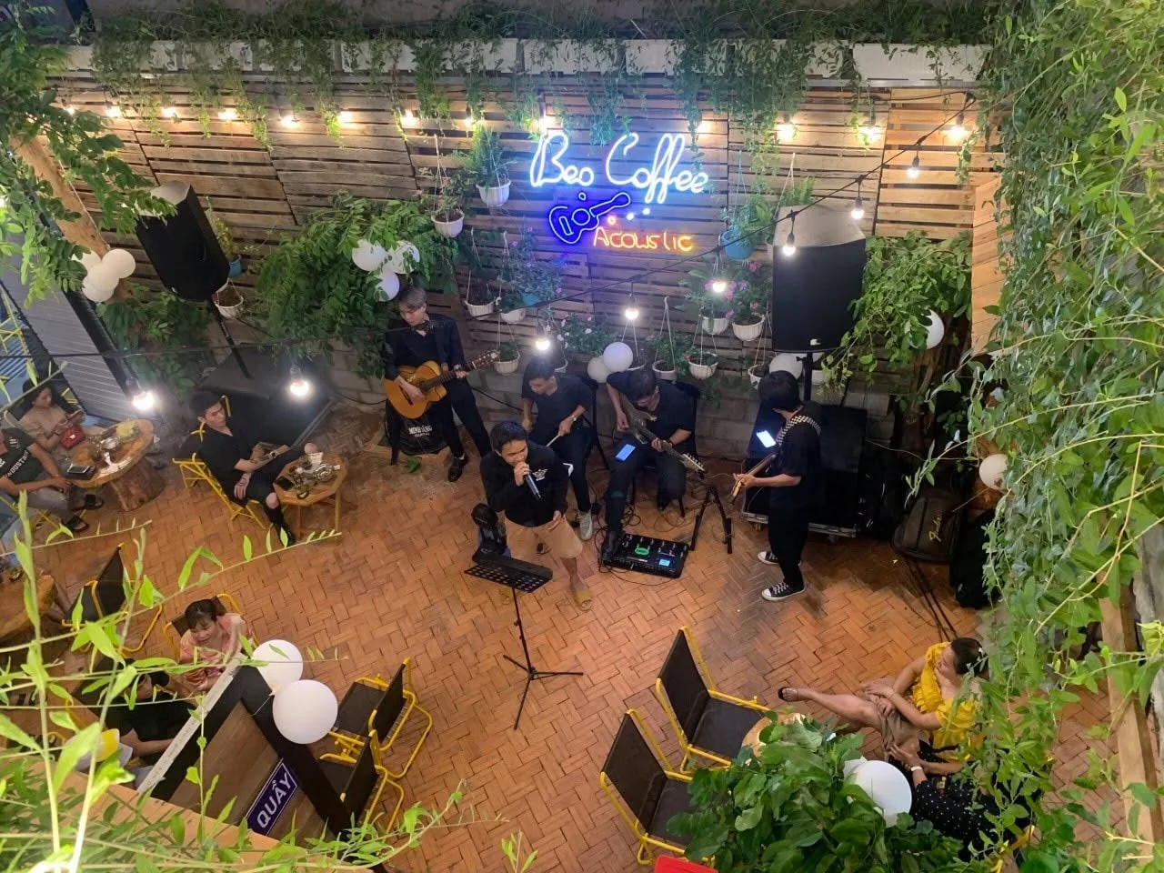 SunVibes biểu diễn định kỳ tại cafe